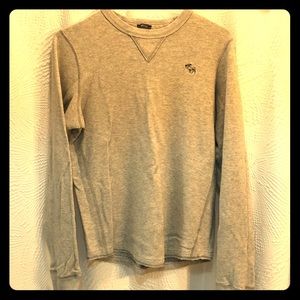 Men’s Abercrombie & Fitch Gray Thermal Longsleeve